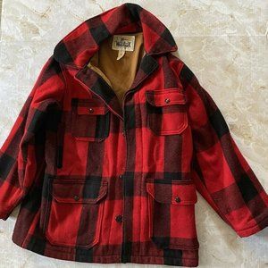 VTG Woolrich 40 Mackinaw Buffalo Wool Hunting Barn Field Coat Jacket